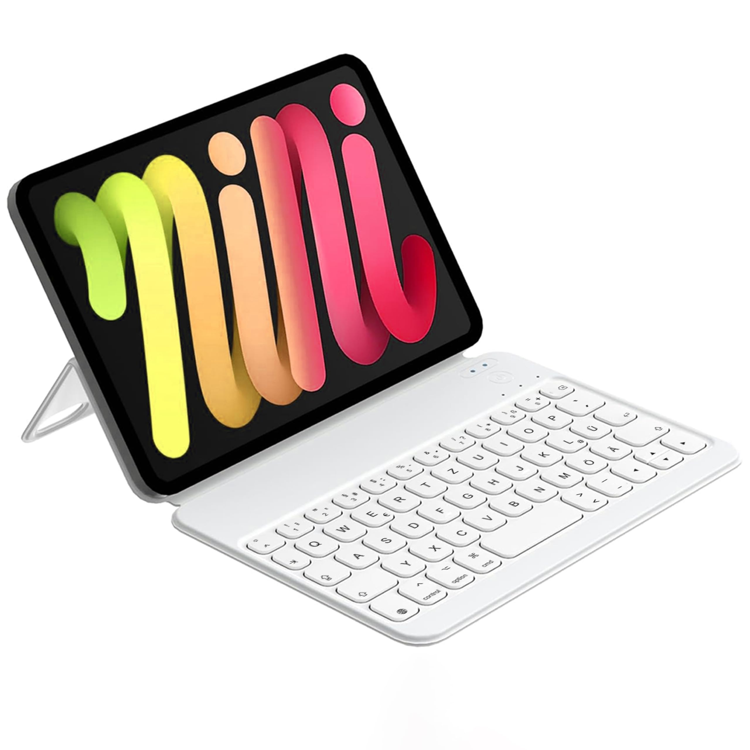 HOU Case with Keyboard for iPad Mini 6, iPad Mini 7 (2024